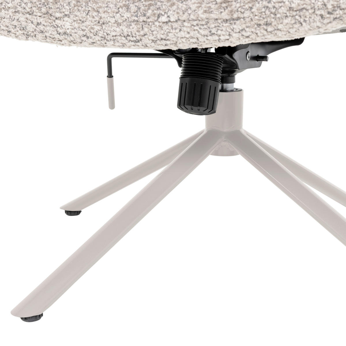 SESSEL in Webstoff Grau  - Grau, MODERN, Textil/Metall (73/82/62cm) - Livetastic