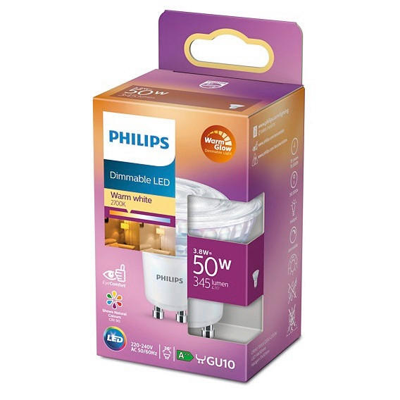 LED SIJALICA - Trendi, staklo/plastika (5,4/5/5cm) - Philips