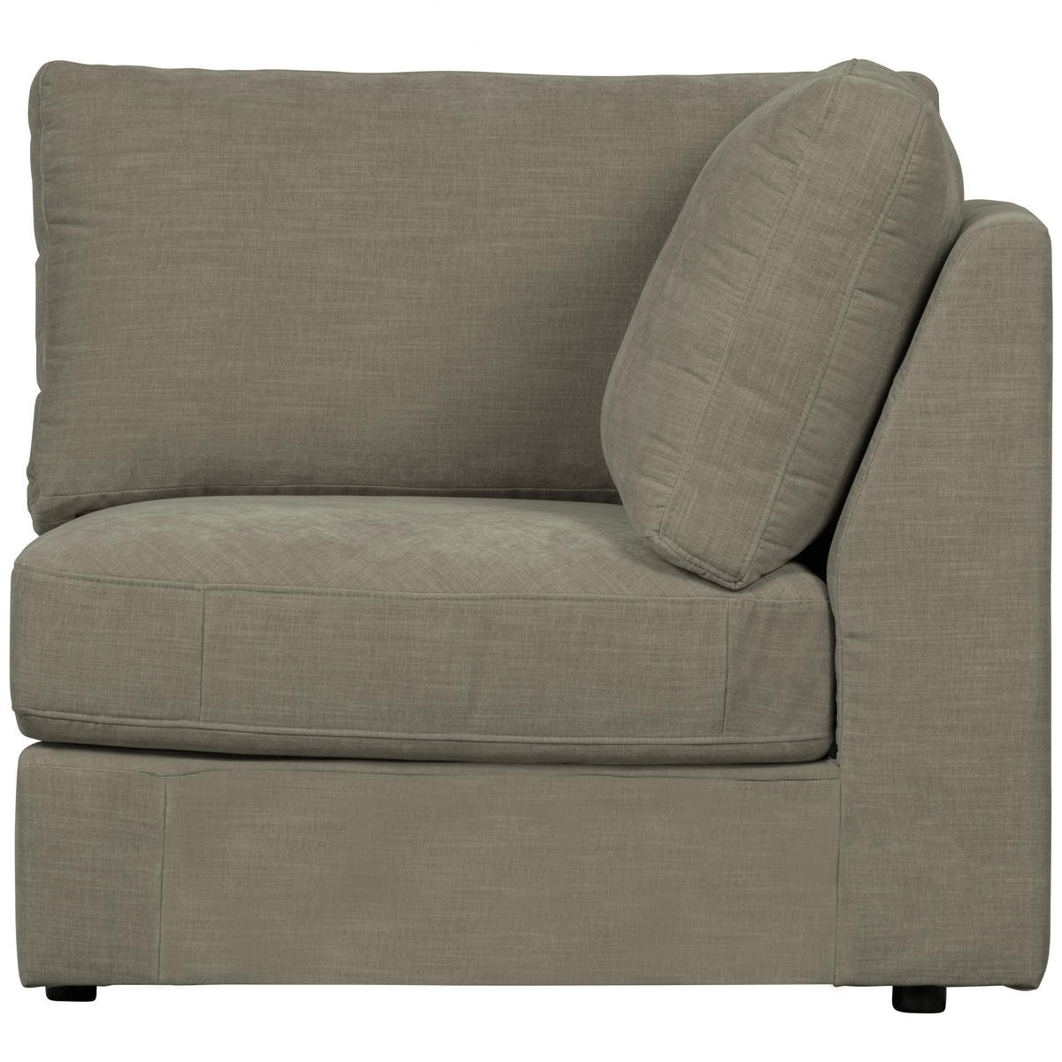 SOFAELEMENT Family Webstoff Grau  - Schwarz/Grau, Design, Kunststoff/Textil (96/85/96cm) - Livetastic