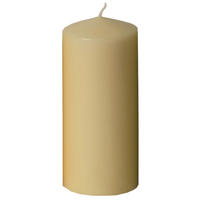 STUMPENKERZE  - Champagner, Basics (6,7/15cm) - Steinhart