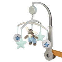 MOBILE Emmi  - Grau/Hellblau, Basics, Kunststoff/Textil (57/34/45cm) - Sterntaler
