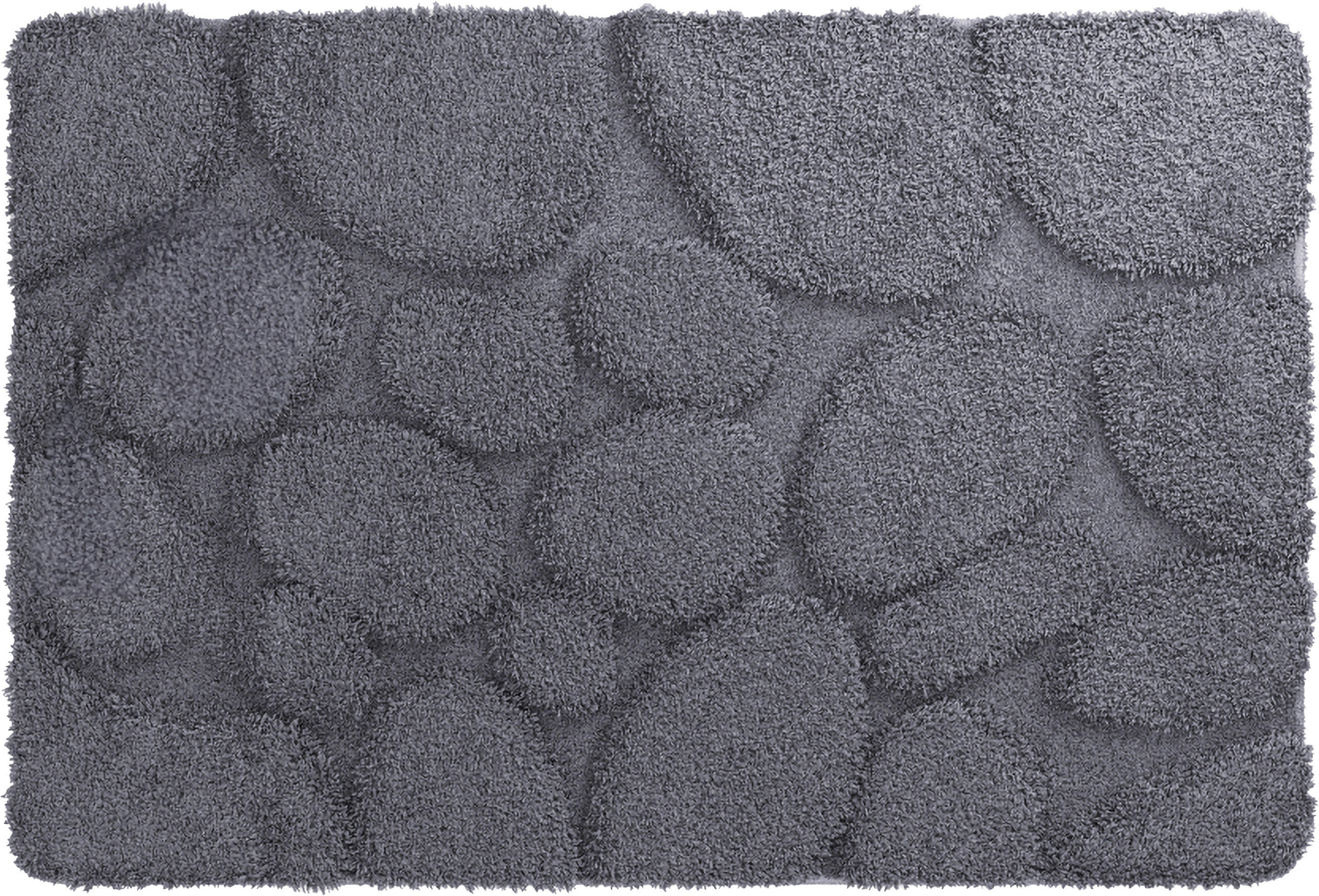 BADEMATTE Schwarz 60/90 cm  - Schwarz, Basics, Kunststoff (60/90cm) - Grund