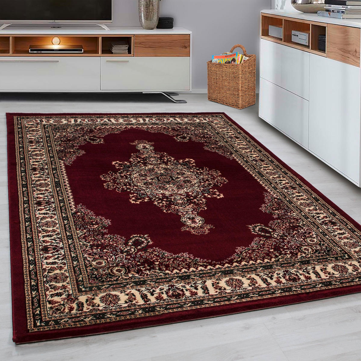 WEBTEPPICH 200/290 cm Marrakesh Multicolor, Rot  - Rot/Multicolor, KONVENTIONELL, Textil (200/290cm) - Ayyildiz 