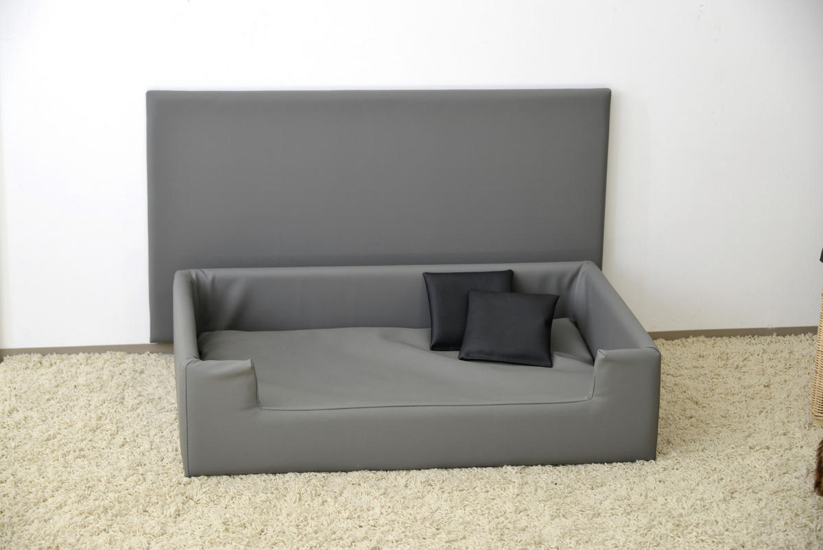 Wandschoner /-kissen - Grau, KONVENTIONELL, Holz/Textil (100/50/3cm)