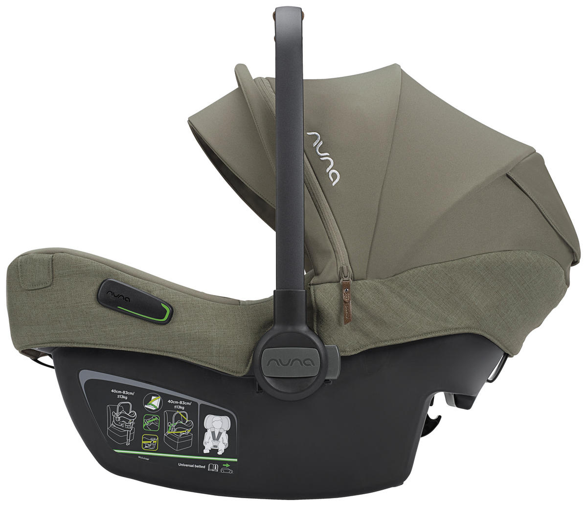 BABYSCHALE PIPA NEXT PINE   - Grün, Basics, Kunststoff/Textil (45/35/60cm) - Nuna
