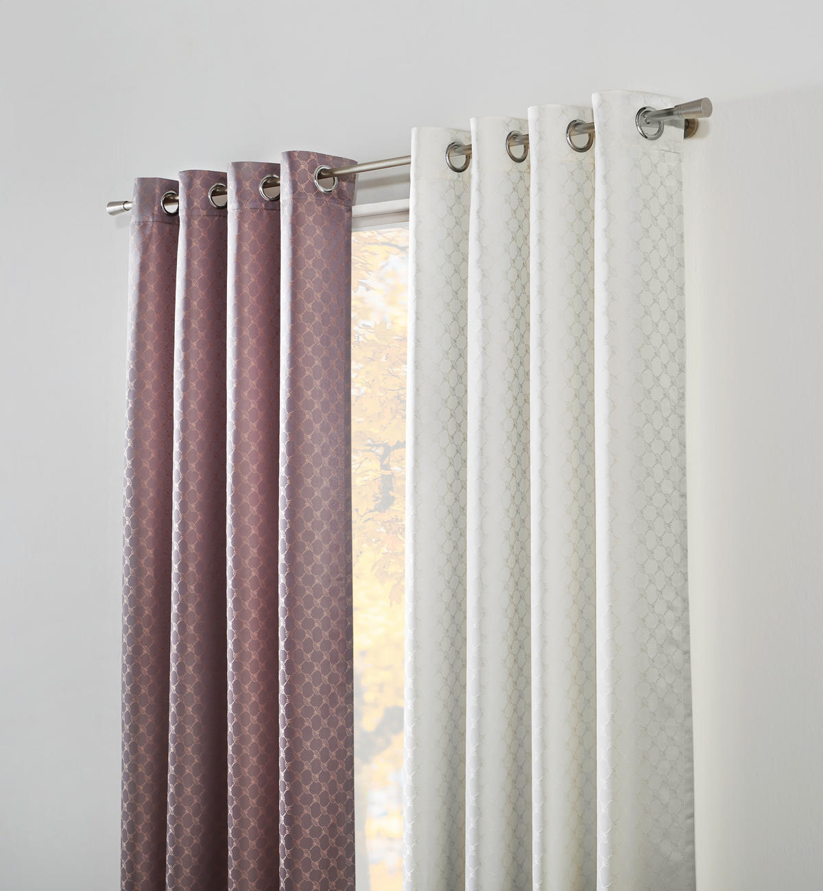 ÖSENSCHAL J-Allovers blickdicht 140/250 cm   - Naturfarben, Design, Textil (140/250cm) - Joop!