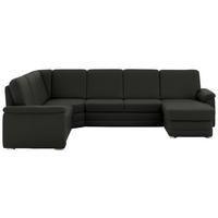 WOHNLANDSCHAFT  in Chenille Anthrazit  - Anthrazit/Alufarben, KONVENTIONELL, Holz/Textil (235/329/160cm) - Beldomo Comfort