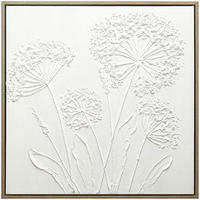 ULJENA SLIKA  85/85 cm       - bijela/prirodne boje, Lifestyle, drvni materijal/tekstil (85/85cm) - Monee