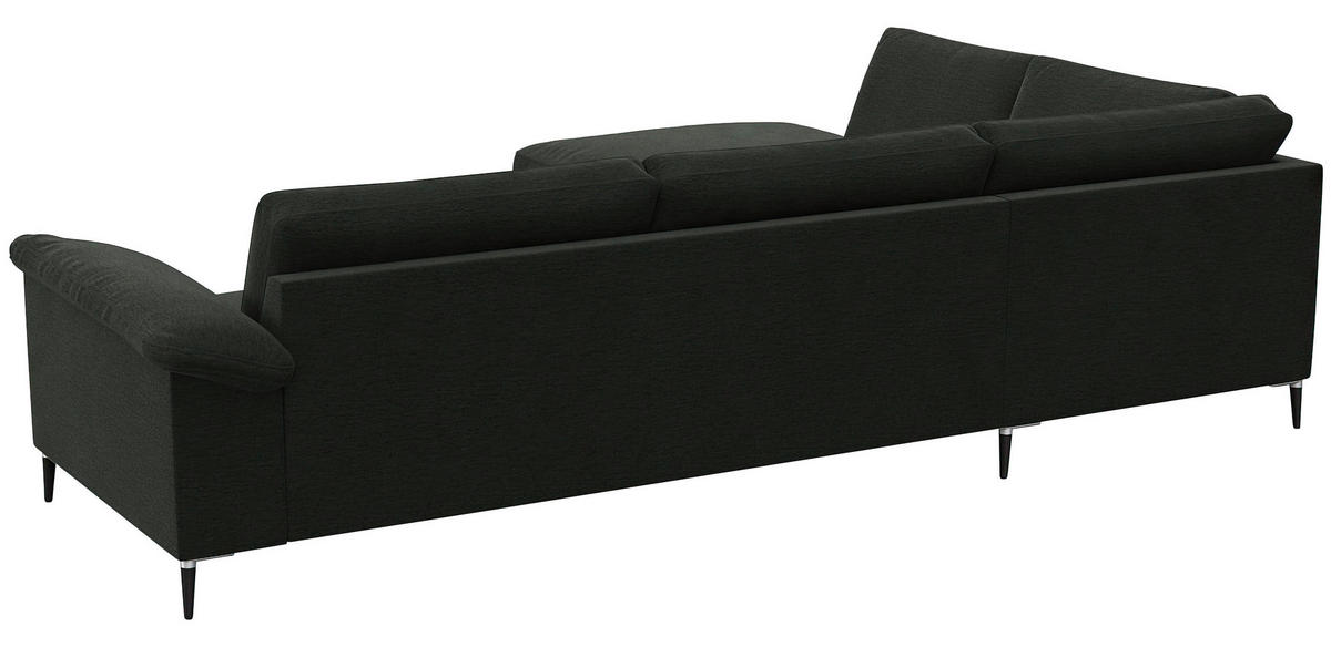 Freisteller von Livetastic ECKSOFA Waldgrün Chenille, Webstoff, Flachgewebe.