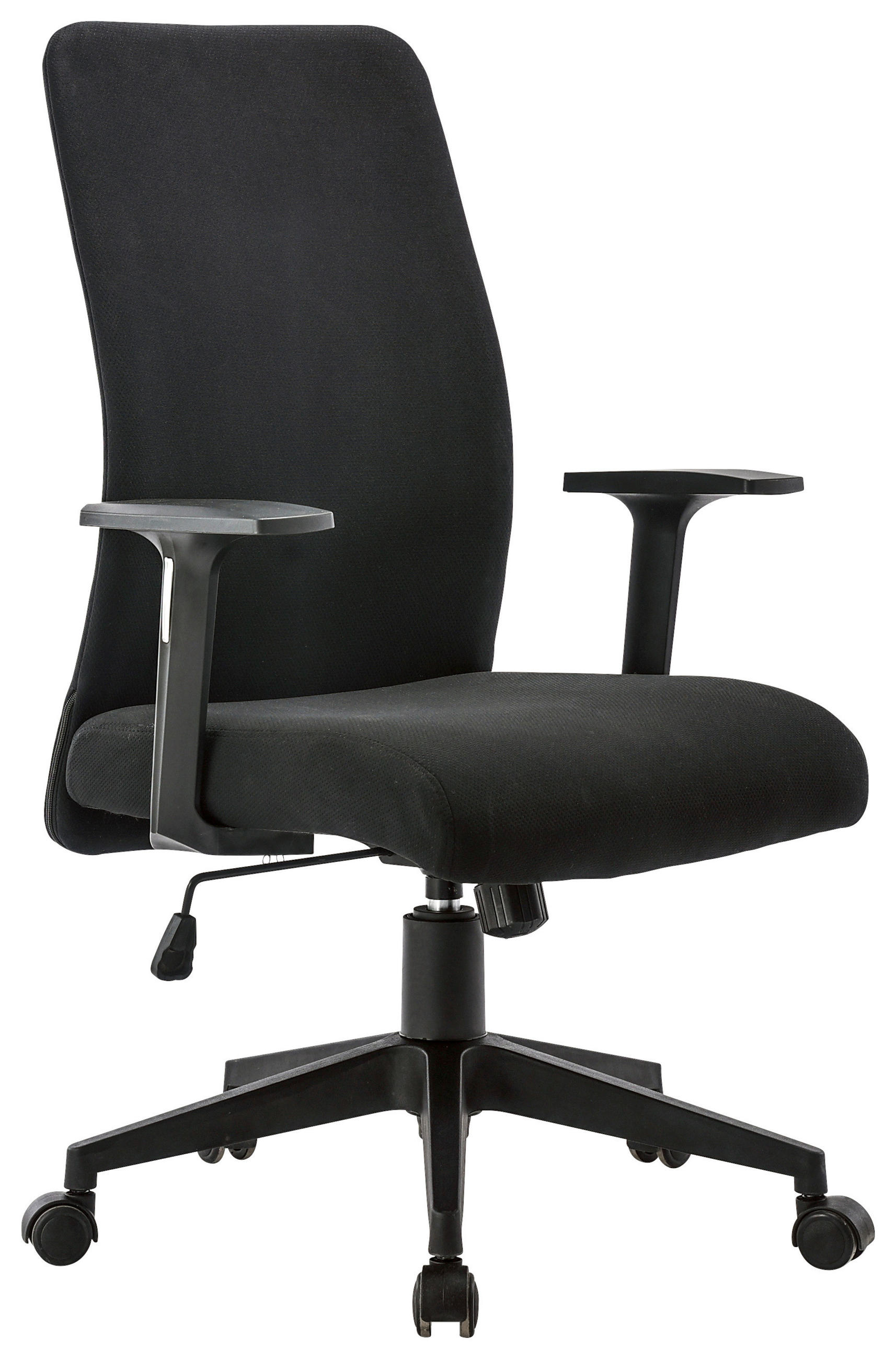 KANCELARIJSKA STOLICA  crna   - crna, Konvencionalno, metal/tekstil (62/102,5-112/57cm) - Carryhome