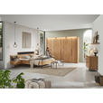 BETTANLAGE 200/200 cm  in Schwarz, Wildeiche  - Wildeiche/Schwarz, Design, Holz/Textil (200/200cm) - Valnatura