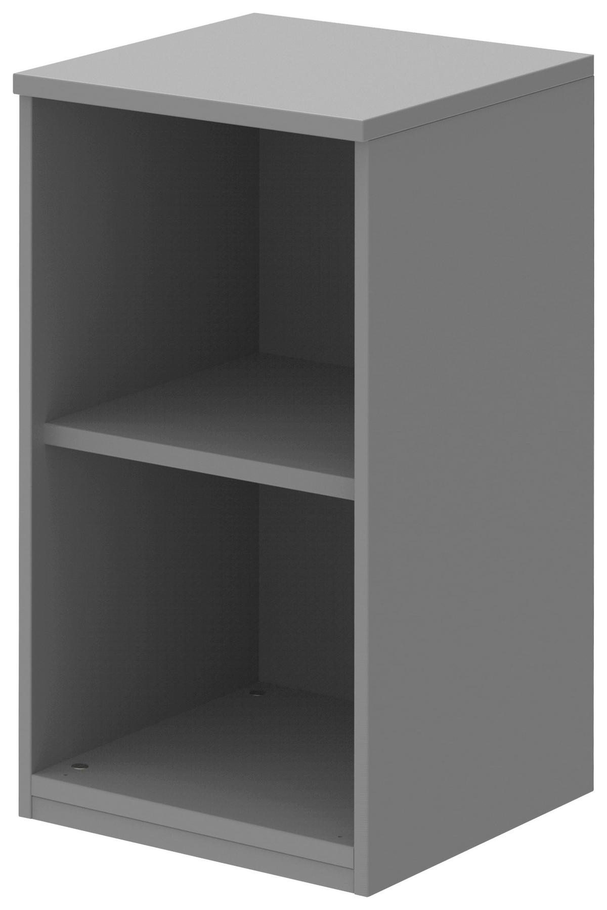 AKTENREGAL 40/76,5/43 cm  - Grau, Konventionell, Holzwerkstoff (40/76,5/43cm) - Moderano