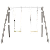 SCHAUKEL  - Weiß/Grau, KONVENTIONELL, Holz (254/207/160cm) - Ambia Garden