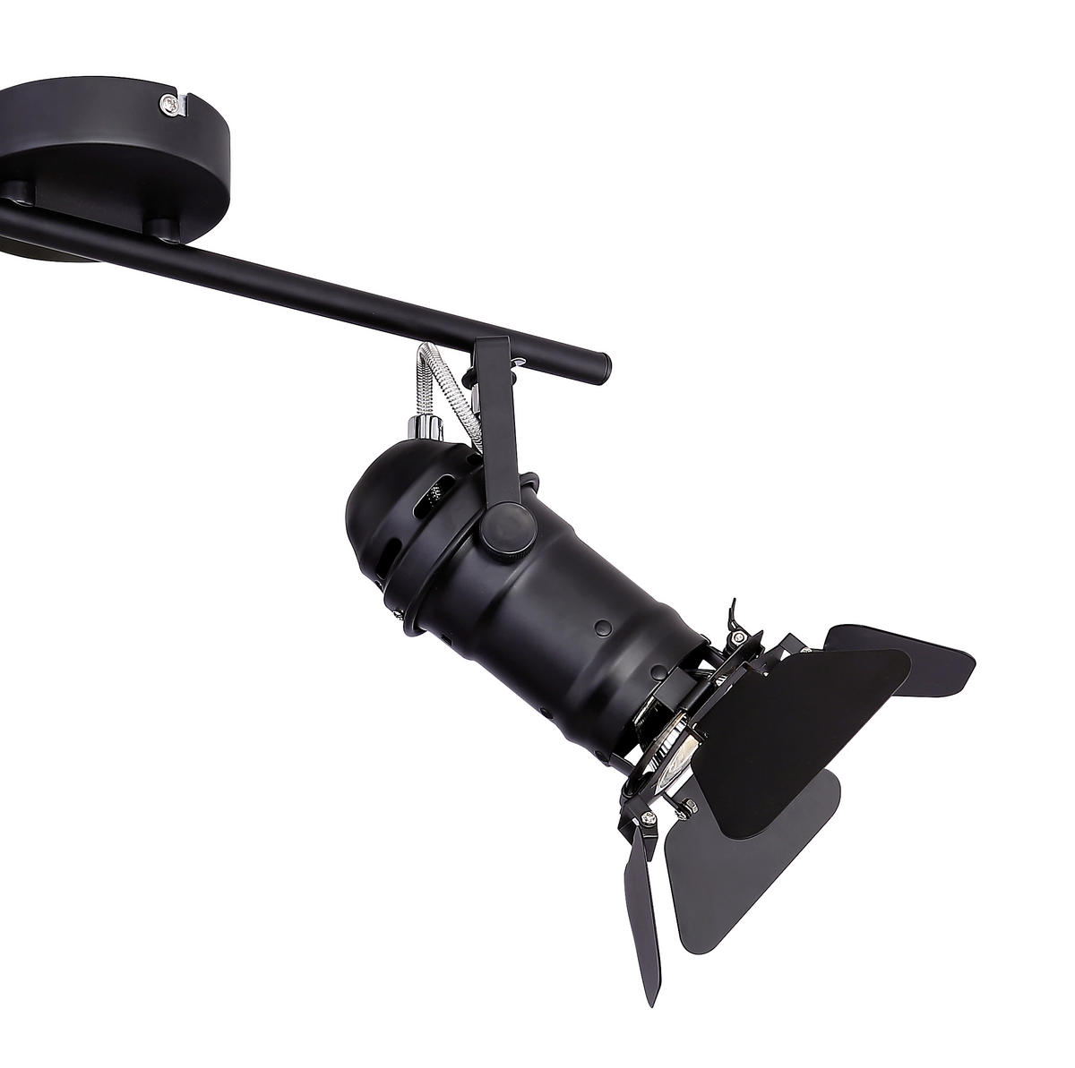 STRAHLER 54/16/26,5 cm   - Schwarz, Trend, Metall (54/16/26,5cm) - Globo