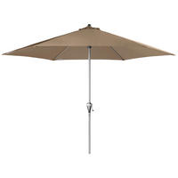 SONNENSCHIRM 320 cm Greige  - Greige/Silberfarben, Basics, Textil/Metall (320cm) - Doppler