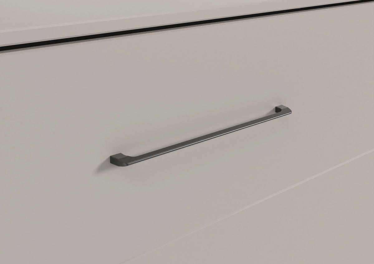 KLAPPBETT 140/200 cm,  in  in Graphitfarben, Grau, Sahara,  - Graphitfarben/Grau, Design, Holz/Metall (140/200cm) - Carryhome