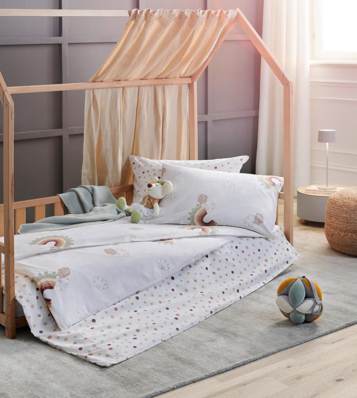 BABA ÁGYNEMŰHUZAT-GARNITÚRA 100/135 cm  - színes, Basics, textil (100/135cm) - My Baby Lou