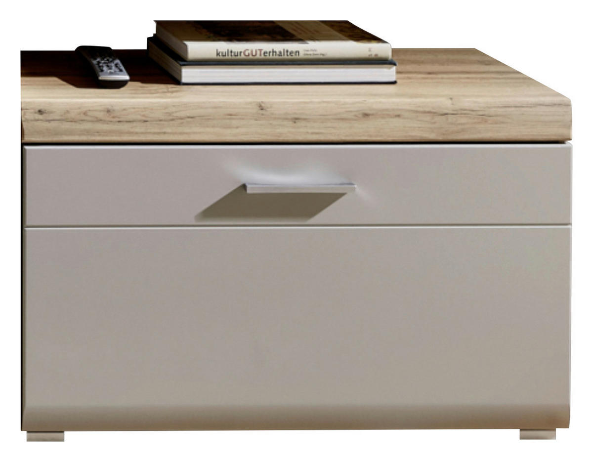 TV DIEL, farba duba, 80/51/47 cm - farba duba/chrómová, Design, kov/kompozitné drevo (80/51/47cm) - Hom`in