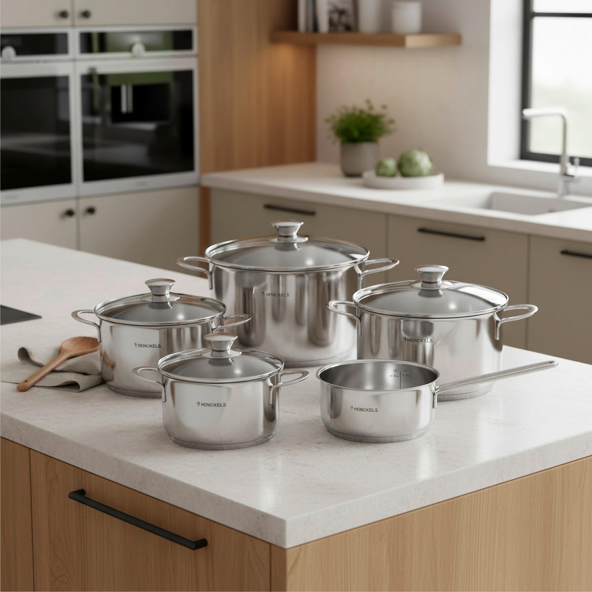 KOCHTOPFSET Reflection 5-teilig  - Basics, Metall - Henckels by ZWILLING