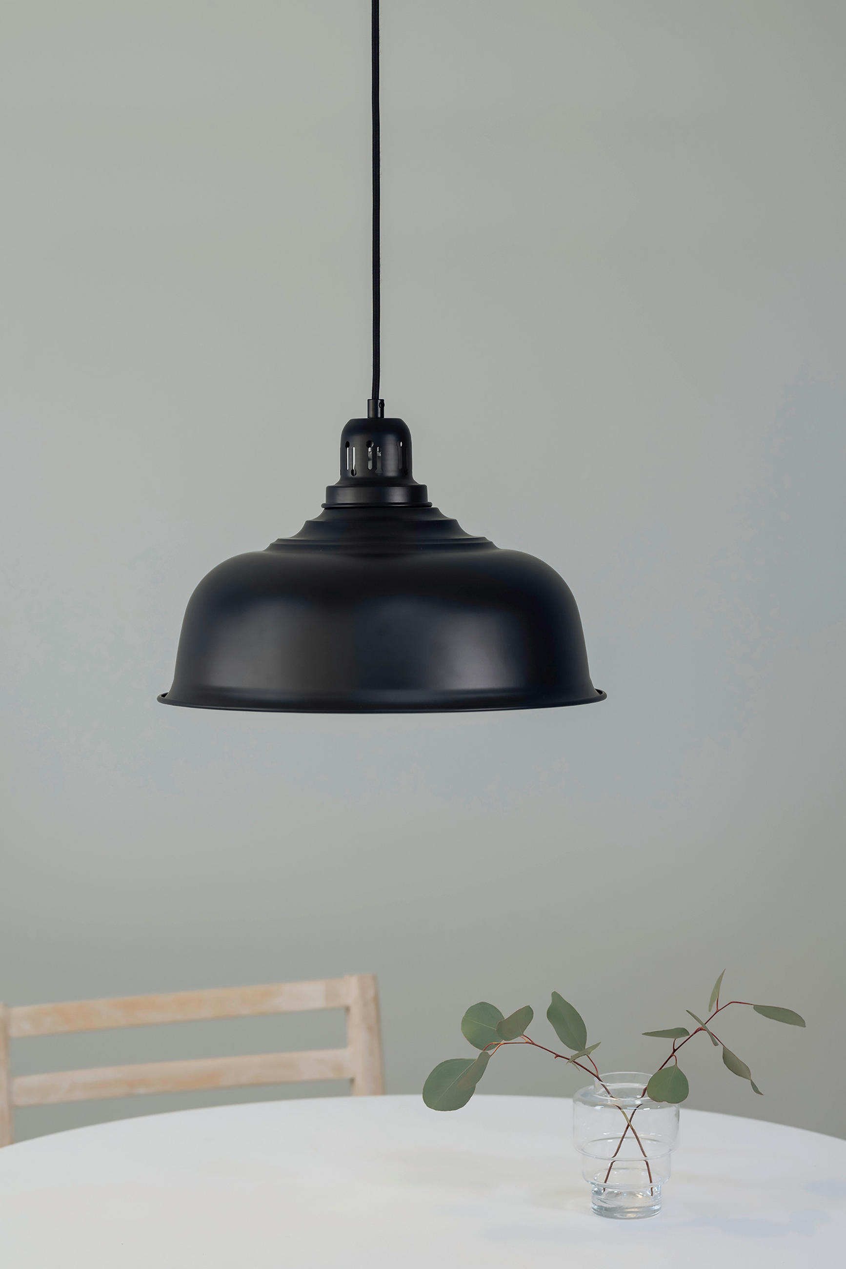 HÄNGELEUCHTE 37,5/24,5 cm   - Schwarz, Basics, Metall (37,5/24,5cm) - Markslöjd
