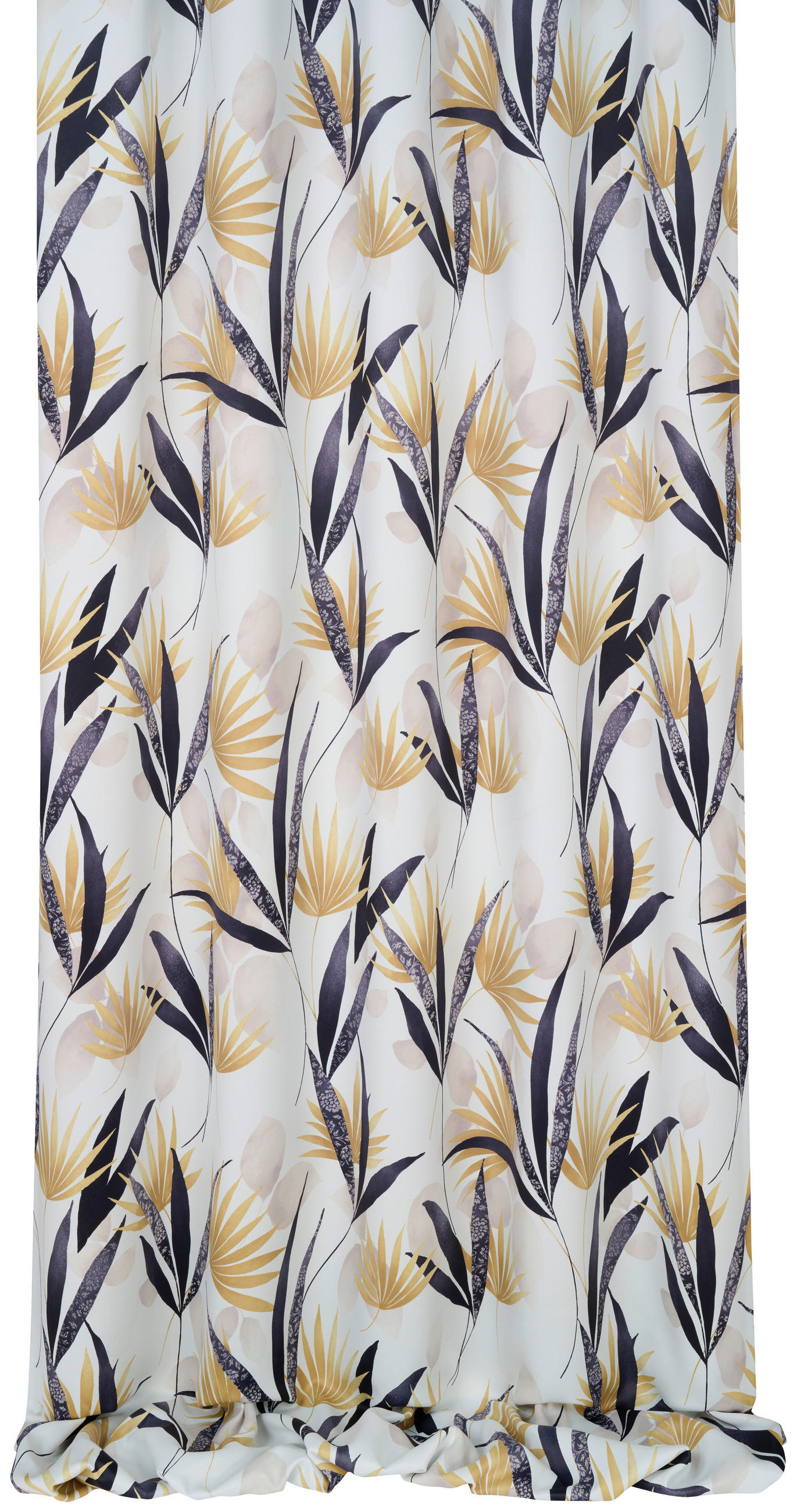 VORHANGSTOFF per lfm Verdunkelung  - Schwarz, Design, Textil (150cm) - Esposa
