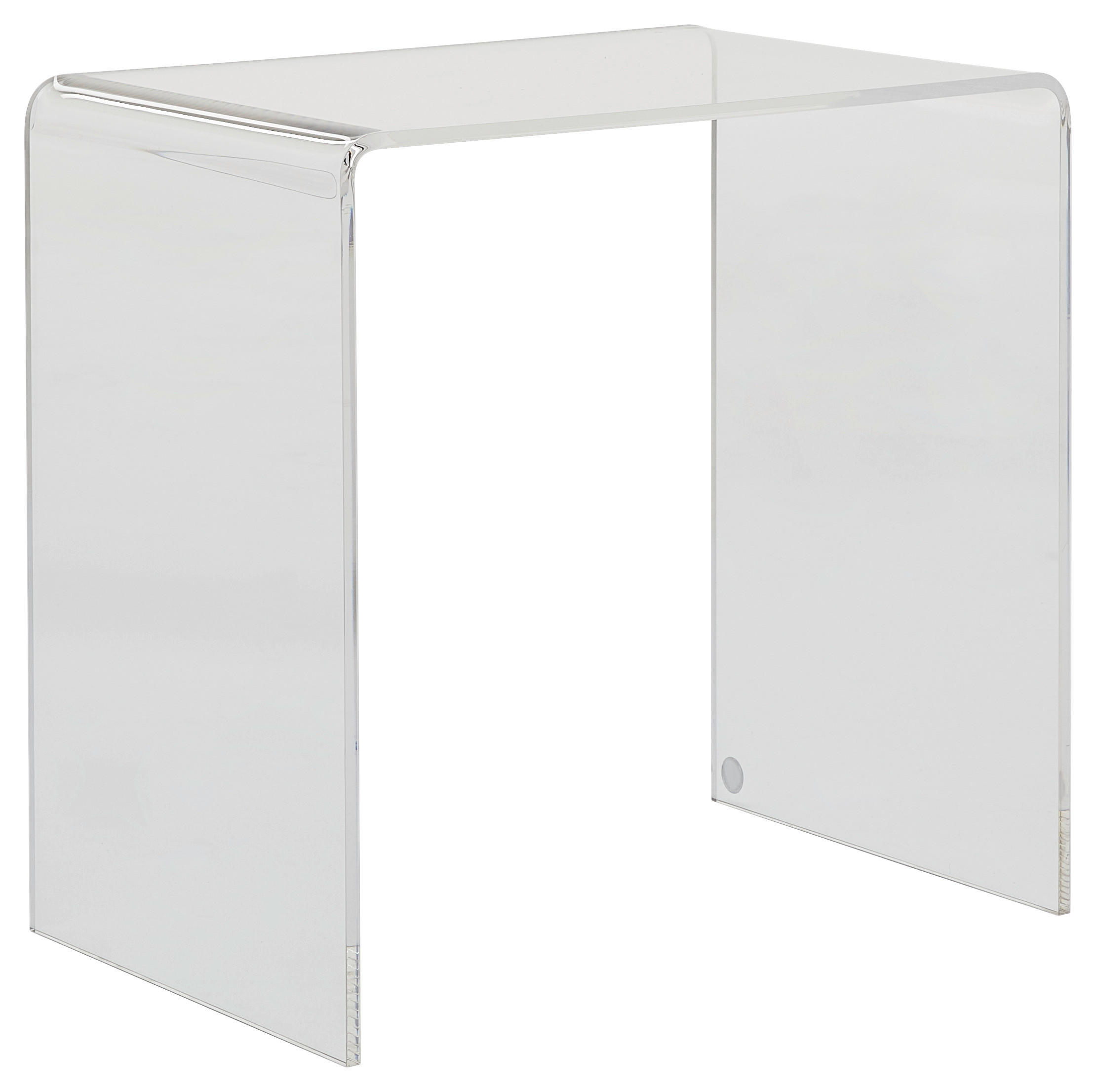 BEISTELLTISCH 44/29,5/42,5 cm Klar  - Klar, Design, Kunststoff (44/29,5/42,5cm)