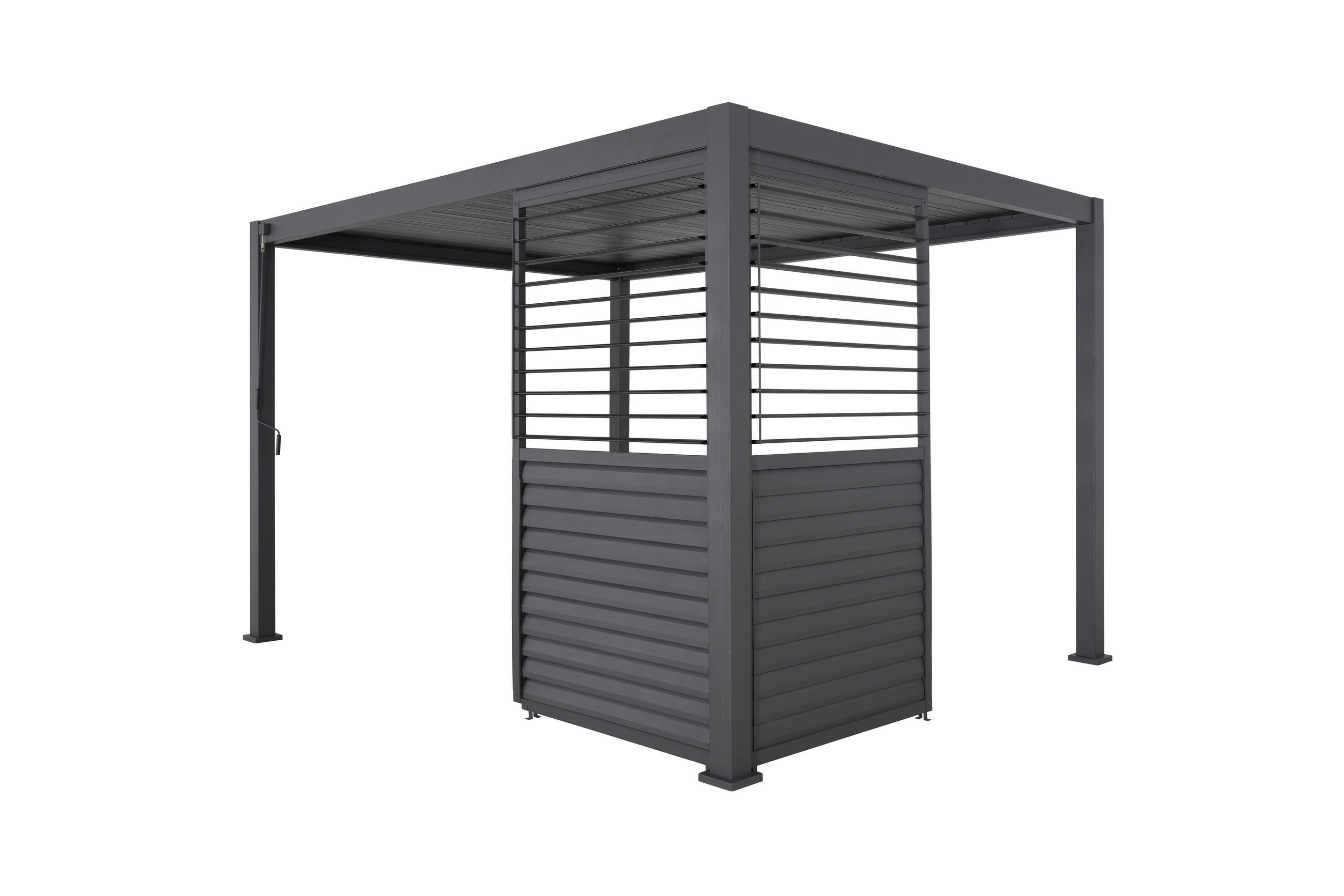 Thumbnail - Gardenson Lamellenteil, Metall, 123x240x10 cm, Sonnen- & Sichtschutz, Pavillons & Pergolas, Pergolas