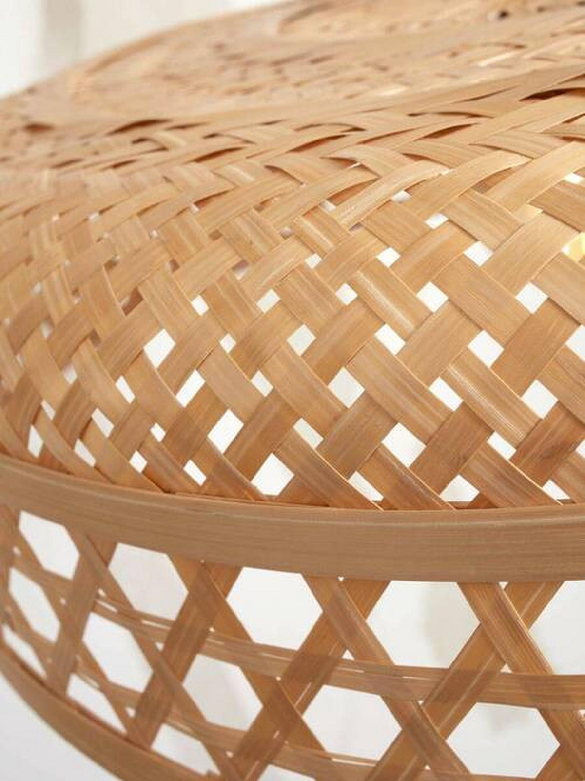 HÄNGELEUCHTE 60/18 cm  - Naturfarben, Trend, Naturmaterialien (60/18cm) - Good & Mojo