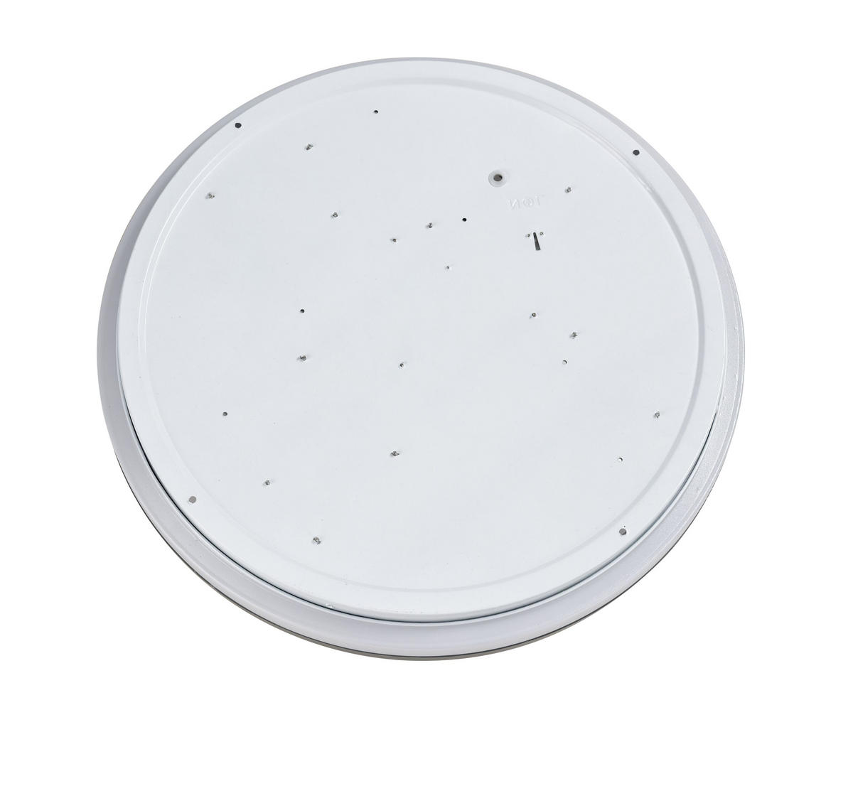 LED MENNYEZETI LÁMPA - króm/fehér, Lifestyle, műanyag/fém (45/6,5cm) - Novel
