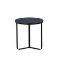 COUCHTISCH in Metall 50/50/50 cm  - Schwarz, Design, Glas/Metall (50/50/50cm) - Xora