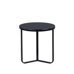 COUCHTISCH 50/50/50 cm rund Schwarz  - Schwarz, Design, Glas/Metall (50/50/50cm) - Xora