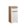 MIDISCHRANK 36/79/31 cm  - Weiss/Eichefarben, Basics, Holzwerkstoff/Kunststoff (36/79/31cm) - MID.YOU