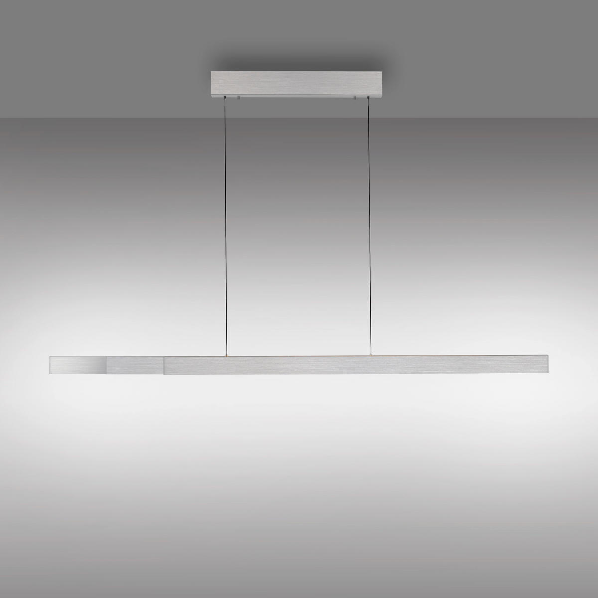 LED-HÄNGELEUCHTE 179/5,8/180 cm    - Alufarben, Design, Metall (179/5,8/180cm) - Paul Neuhaus