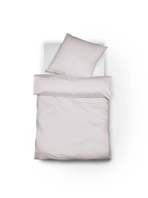 BETTWÄSCHE Porto Jacquard 135/200 cm  - Taupe, KONVENTIONELL, Textil (135/200cm) - Fleuresse
