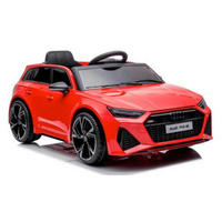ELEKTRO-KINDERAUTO AUDI RS 6  - Rot, KONVENTIONELL, Kunststoff/Metall (102/60/43cm) - Atrigo