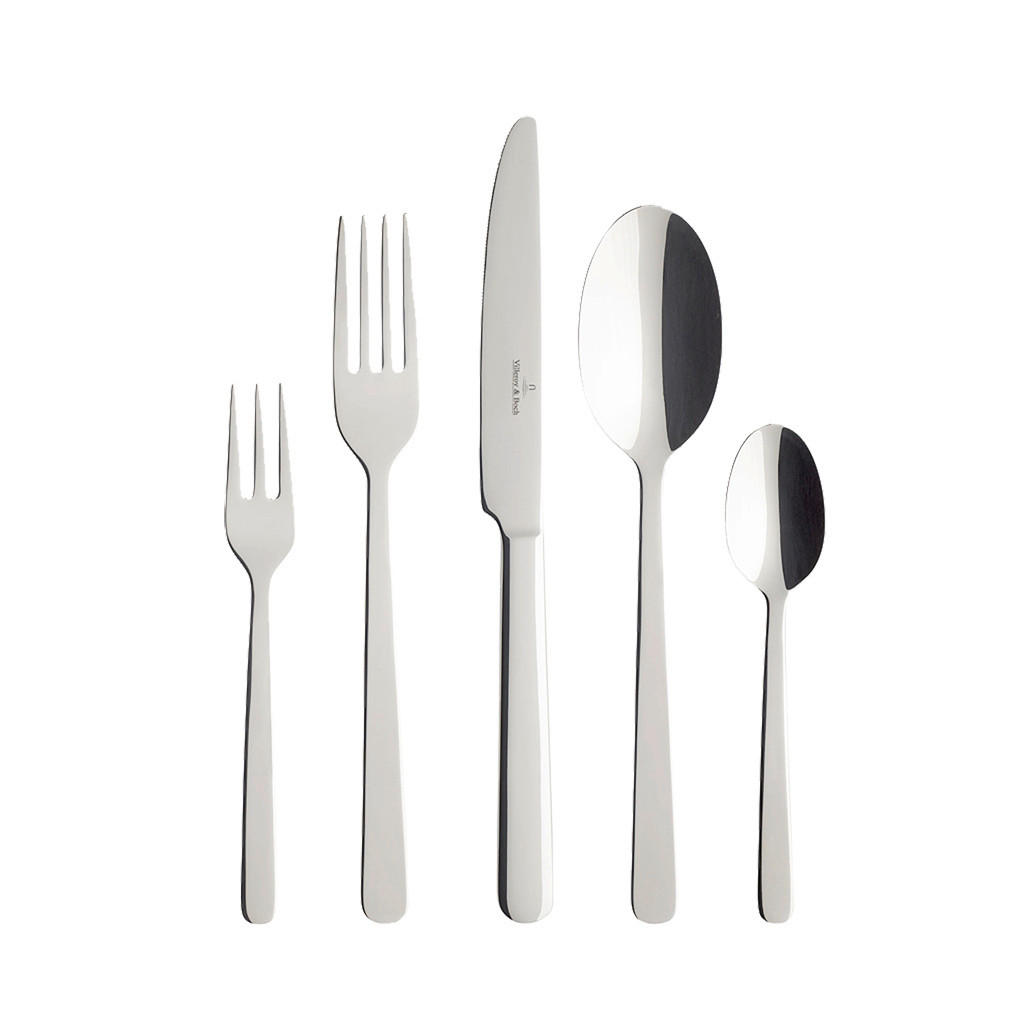BESTECKSET Louis 30-teilig Edelstahl  - Edelstahlfarben, KONVENTIONELL, Metall - Villeroy & Boch