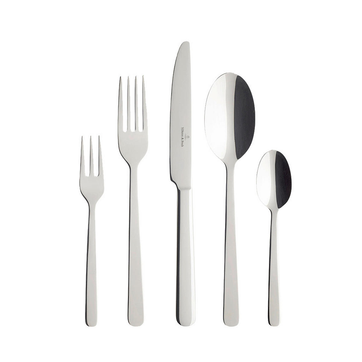 BESTECKSET Louis 30-teilig Edelstahl  - Edelstahlfarben, KONVENTIONELL, Metall - Villeroy & Boch