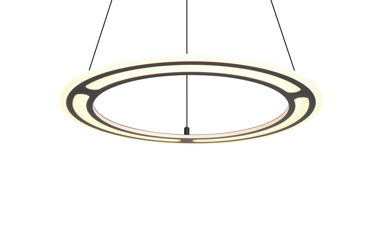 LED-HÄNGELEUCHTE 72,5/180 cm  - Schwarz, Design, Metall (72,5/180cm) - Trio Leuchten