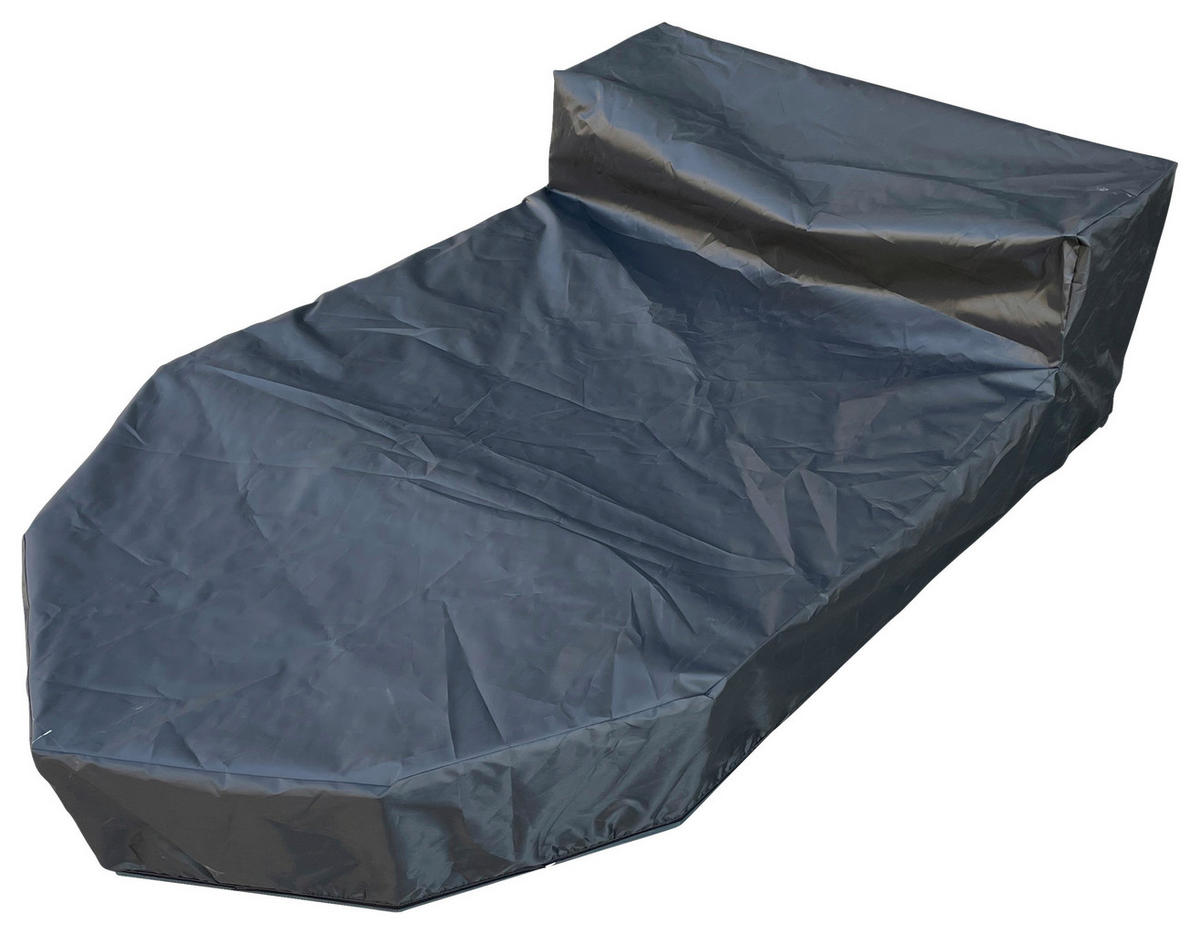 SANDKASTEN  - Anthrazit/Braun, KONVENTIONELL, Holz (153/100/90cm) - Ambia Garden