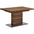 ESSTISCH Nussbaum furniert rechteckig Nussbaumfarben - Nussbaumfarben, KONVENTIONELL, Holz/Holzwerkstoff (130(178)/90/75cm) - MODERANO