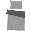 BETTWÄSCHE Makosatin 200/220 cm  - Zinkfarben, KONVENTIONELL, Textil (200/220cm) - Kaeppel