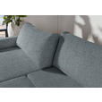 2,5-SITZER  in Flachgewebe Dunkelgrau  - Dunkelgrau/Schwarz, Design, Kunststoff/Textil (240/70/125cm) - Xora