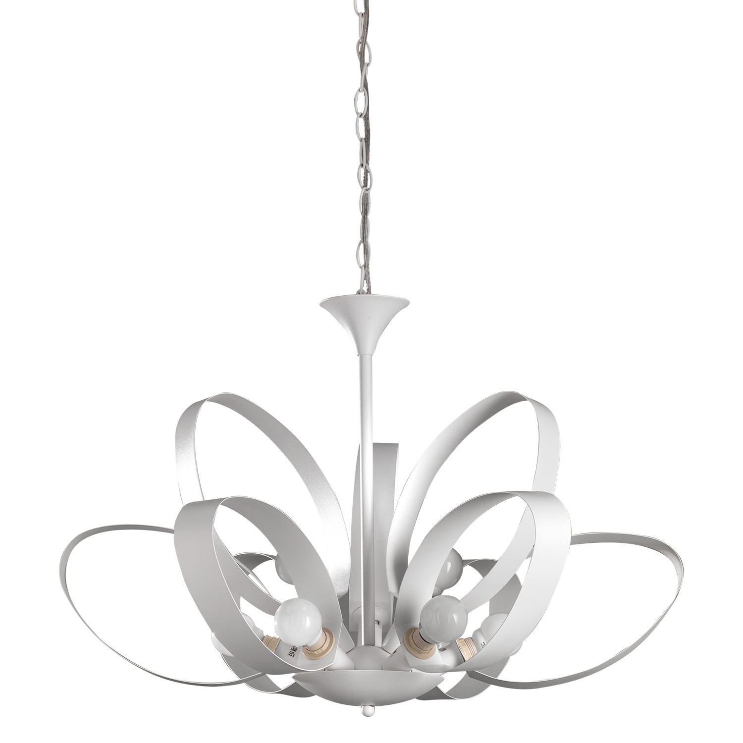 XXXLutz Kronleuchter Weiß 115 cm