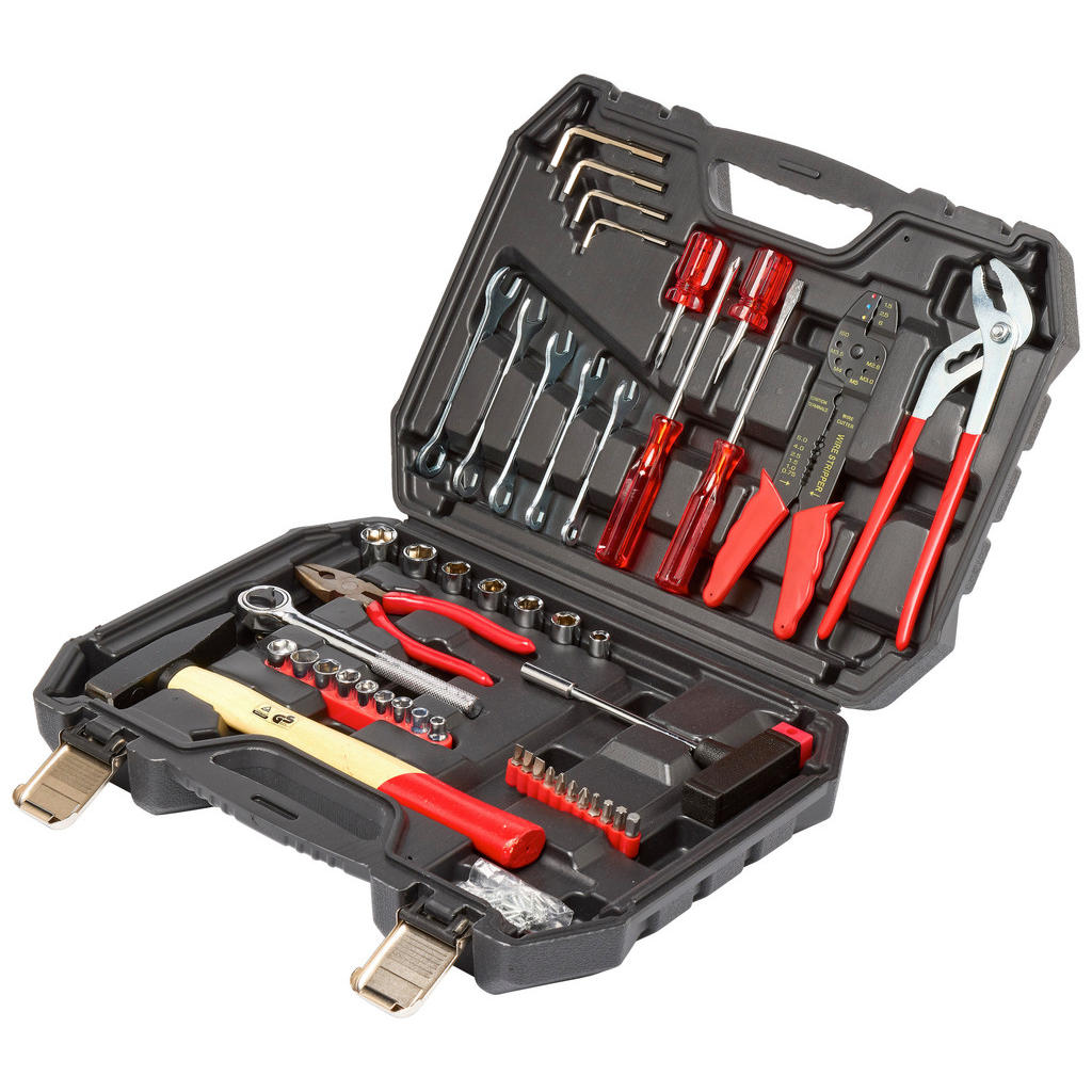 Werkzeugset Hugo 100-tlg. Im Koffer, Grau/schwarz
