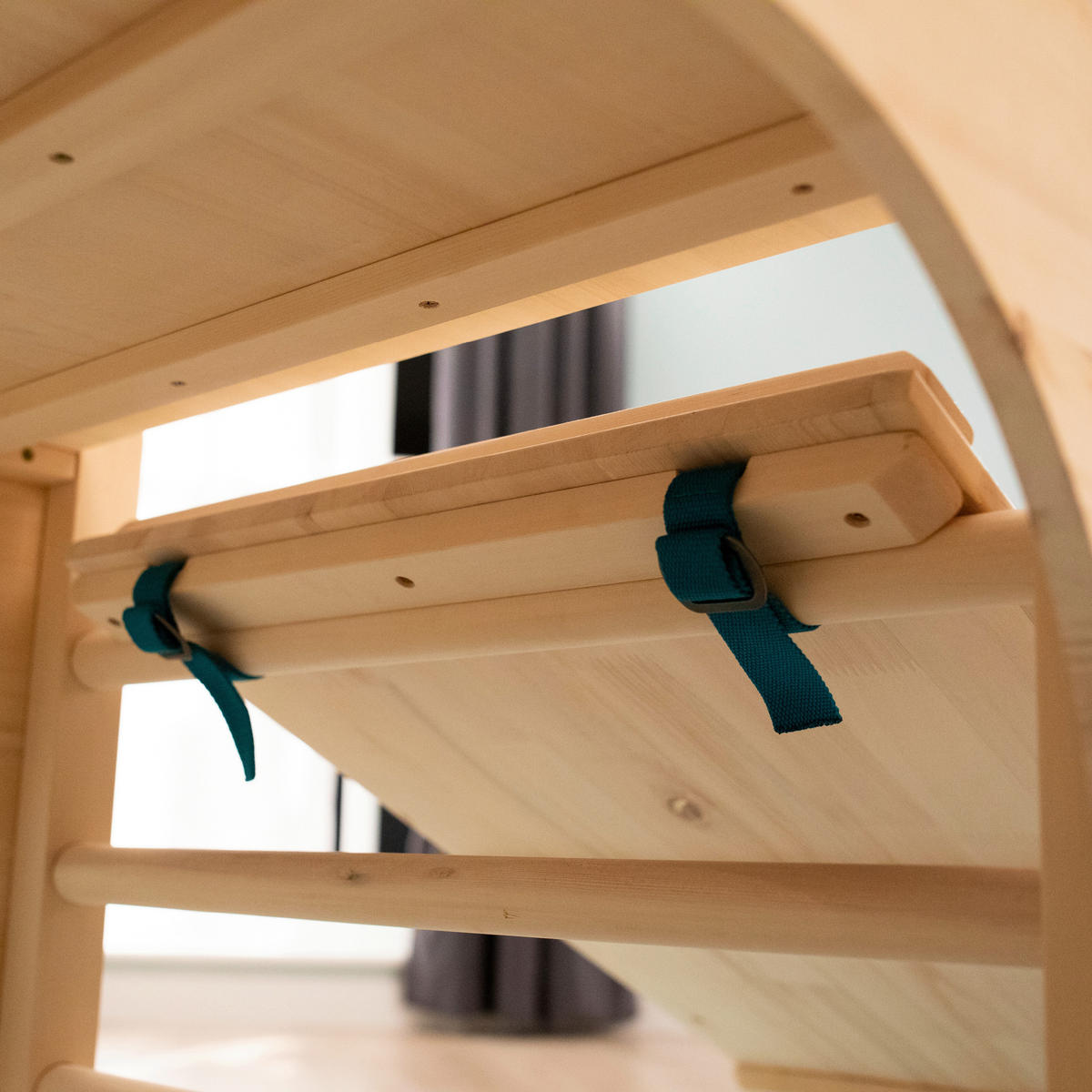 KLETTERDREIECK - Kieferfarben, KONVENTIONELL, Holz (100/45/6cm) - Ambia Garden