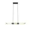 LED-HÄNGELEUCHTE 100/28/150 cm    - Messingfarben/Goldfarben, Design, Metall (100/28/150cm) - Trio Leuchten