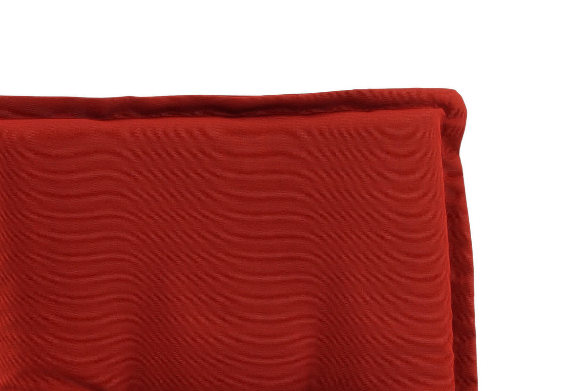 GARTENSITZKISSENSET Uni  - Rot, MODERN, Textil (116/5,5/46cm) - Gardenson