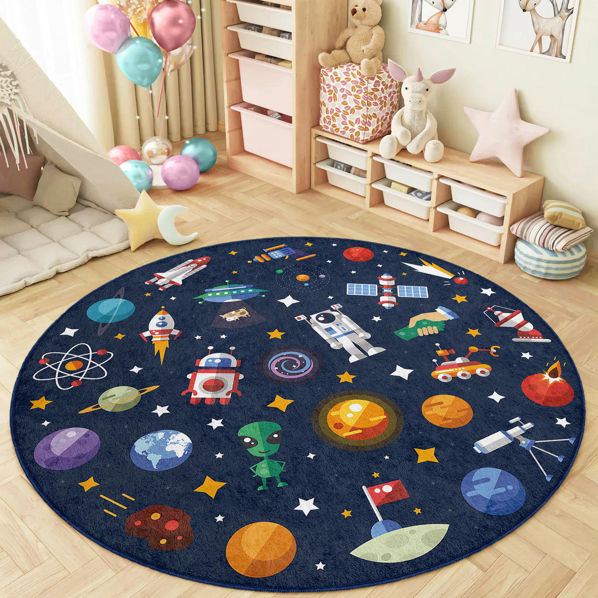 OTROŠKA PREPROGA  Sigikid      120 cm   potiskano  temno modra  - temno modra, Basics, umetna masa/tekstil (120cm)