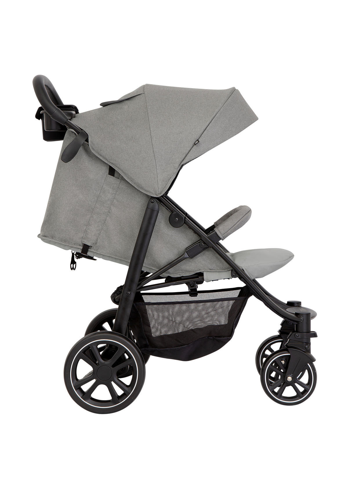BUGGY EEZEFOLD  - Schwarz/Grau, Basics, Textil/Metall (59,4/103/93cm) - Graco