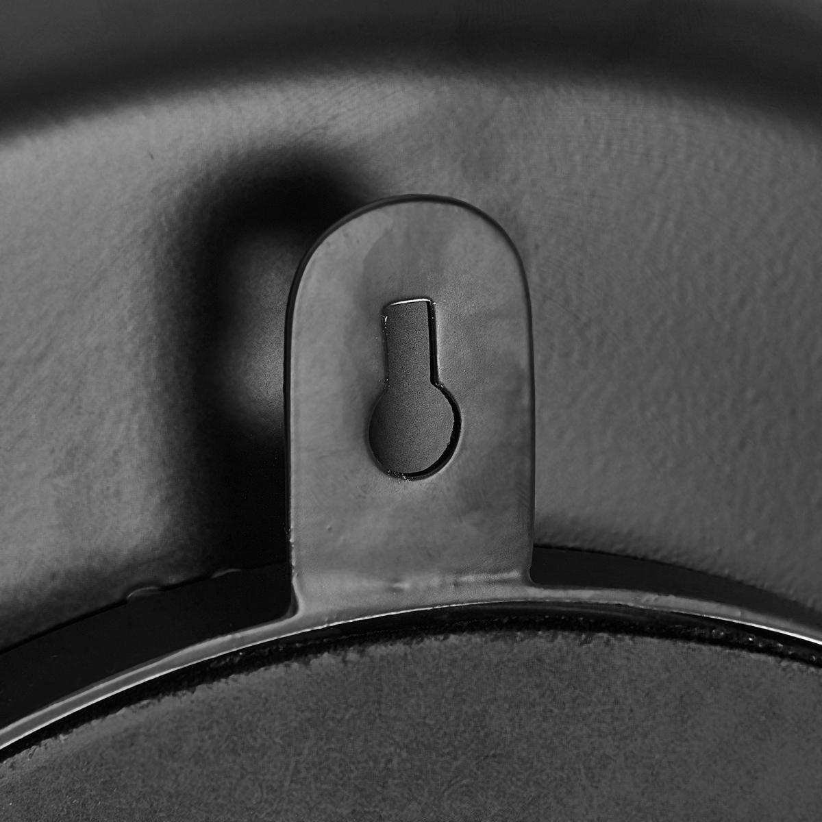 WANDSPIEGEL   41/4,5 cm  in  - Schwarz, Trend, Glas/Metall (41/4,5cm)
